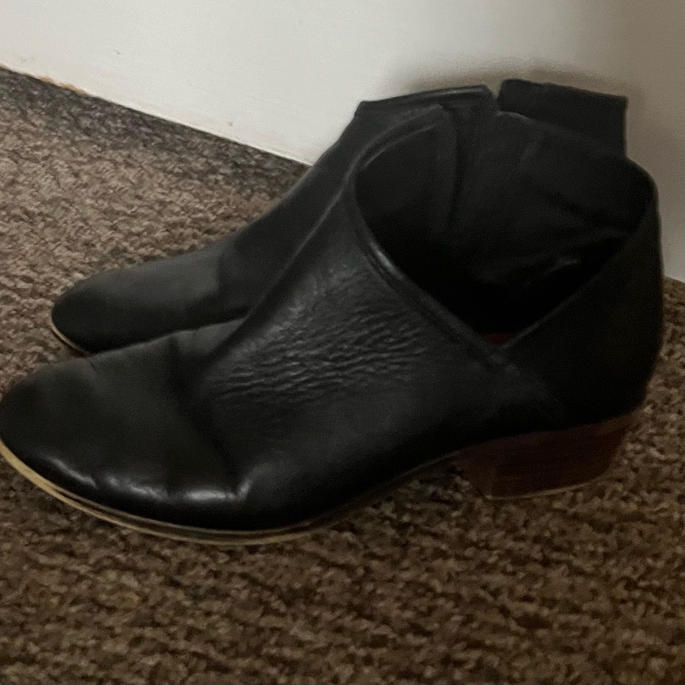 Lucky Brand Black Ankle Booties